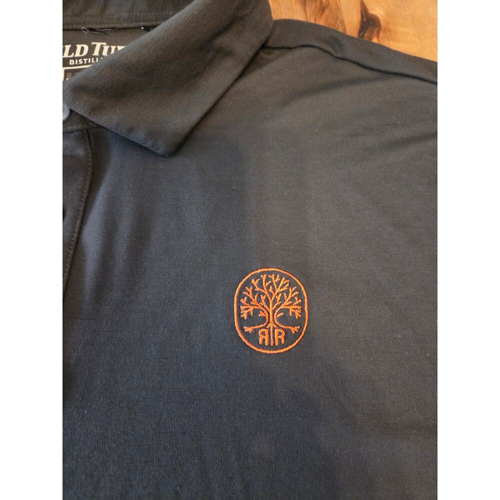 Wild Turkey Distilling Co. Russell’s Reserve Polo Shirt – Charcoal Gray Men's XL - Picture 2 of 7